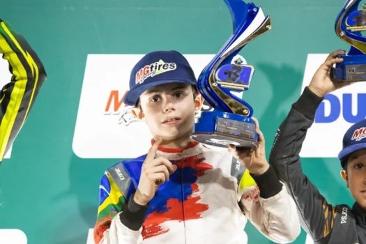 Miguel Faccio testa kart em Birigui de olho no Brasileiro