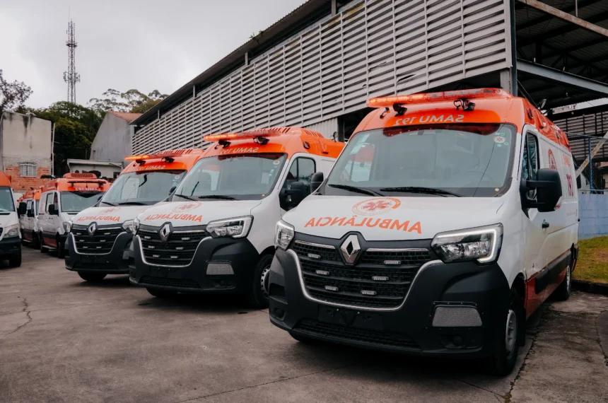 Novas ambulâncias -  Jhonn Menezes/PMSBC