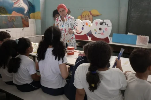 Ações de saúde bucal em crianças crescem 12% em Santos  