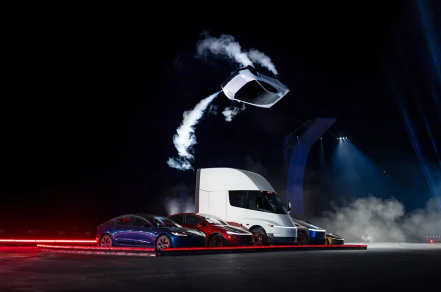 Tesla Roadster - Carro Voador