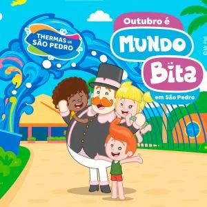 Mundo Bita no Thermas de São Pedro agita o mês das crianças